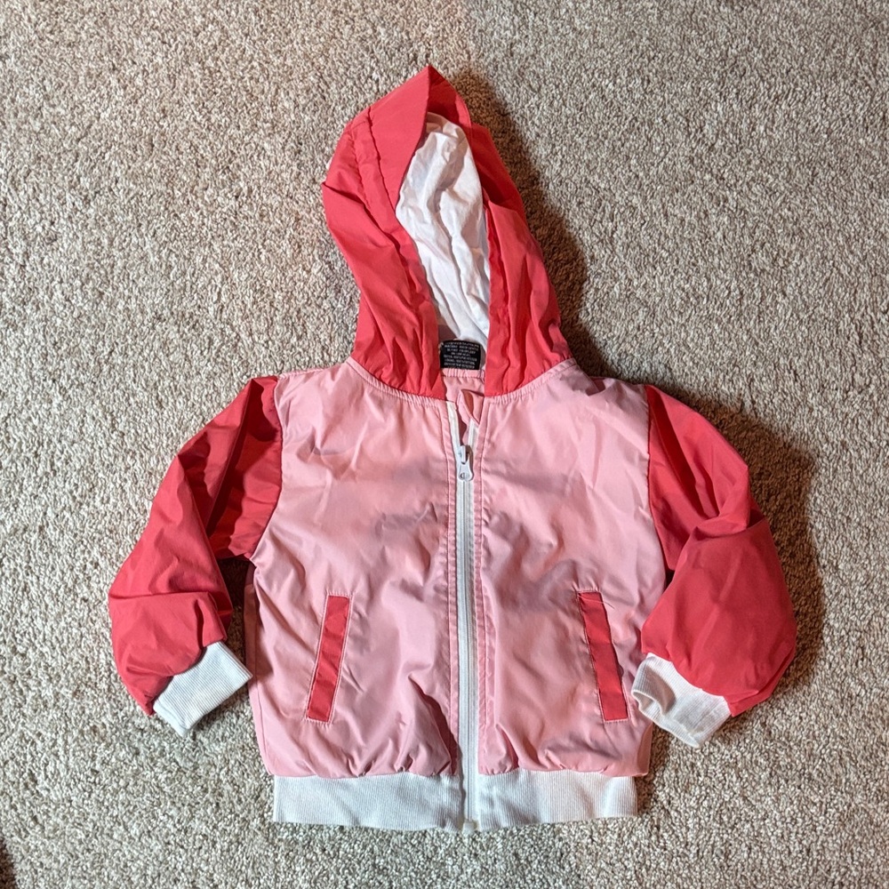 Little Bipsy Coral and Pink Hooded Jacket